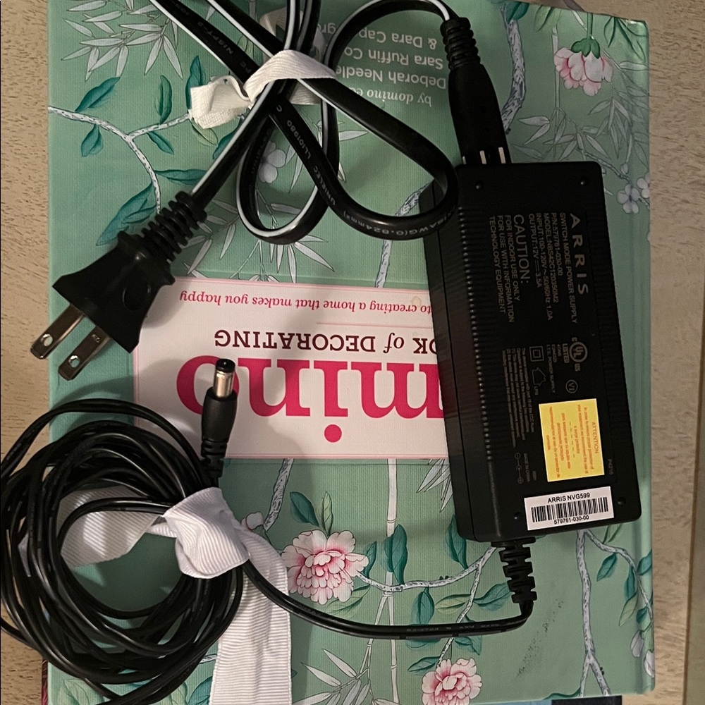 ARRIS Black Power Adapter for Electronic like router or modem